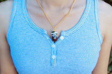 Load image into Gallery viewer, Mal de Ojo Mushie Necklace