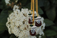 Load image into Gallery viewer, Mal de Ojo Mushie Necklace