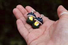 Load image into Gallery viewer, Midnight Mushie Earrings