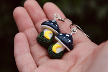 Load image into Gallery viewer, Midnight Mushie Earrings