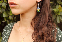 Load image into Gallery viewer, Midnight Mushie Earrings