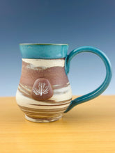 Load image into Gallery viewer, Turquoise Marbled Mug
