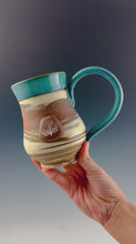 Load and play video in Gallery viewer, Turquoise Marbled Mug
