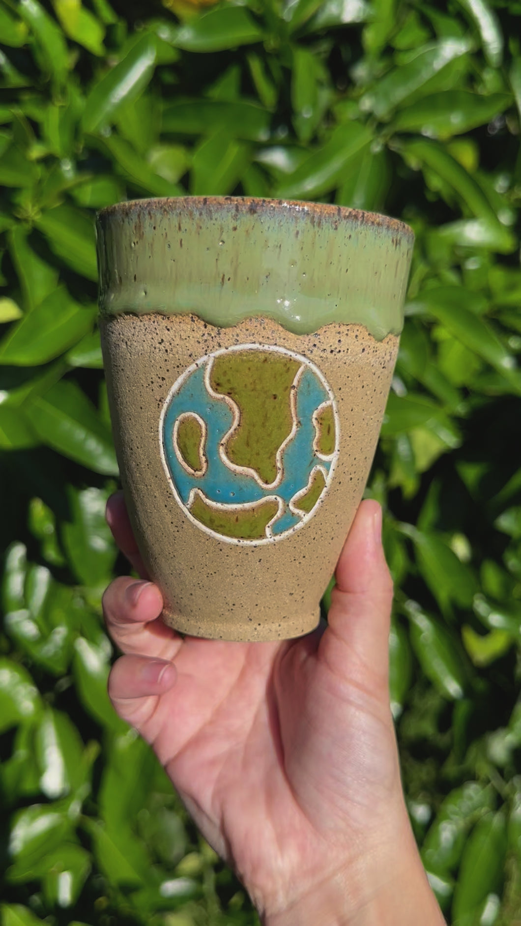 Green Opal Earth Tumbler