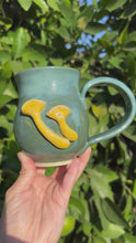 Load and play video in Gallery viewer, Turquoise Chanterelle Mug
