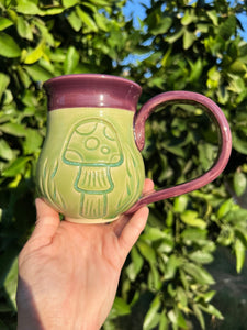 Amanita Carving Mug