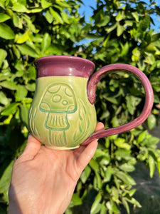 Amanita Carving Mug