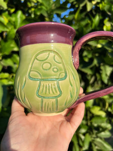 Amanita Carving Mug