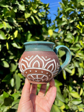 Load image into Gallery viewer, Turquoise Mandala Mug
