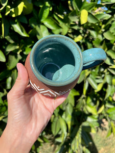 Turquoise Mandala Mug