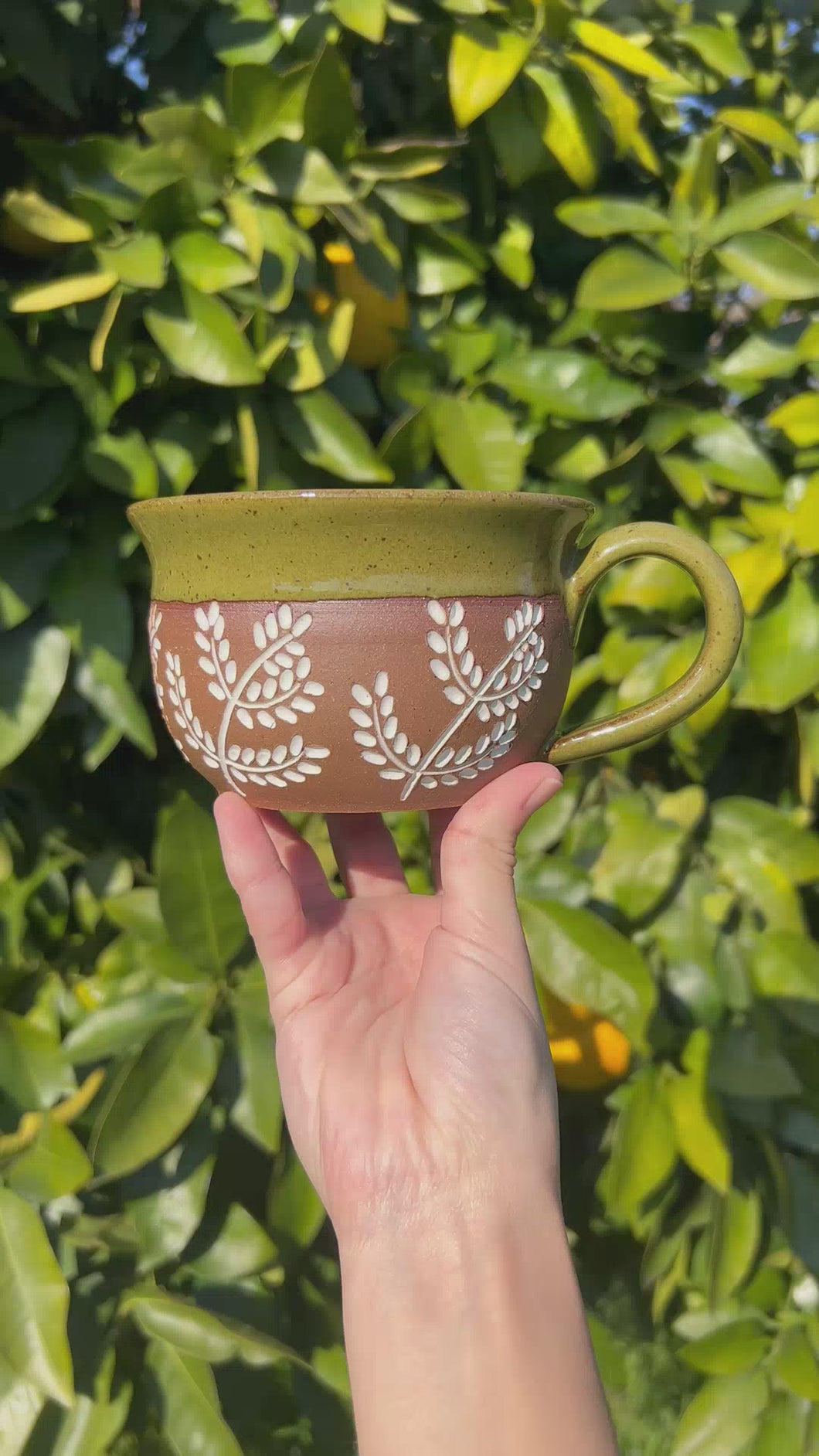Speckled Fern Soup Mug